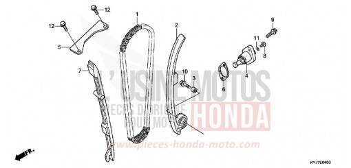 CATENA DISTRIBUZIONE/TENDICATENA CBR250RD di 2013